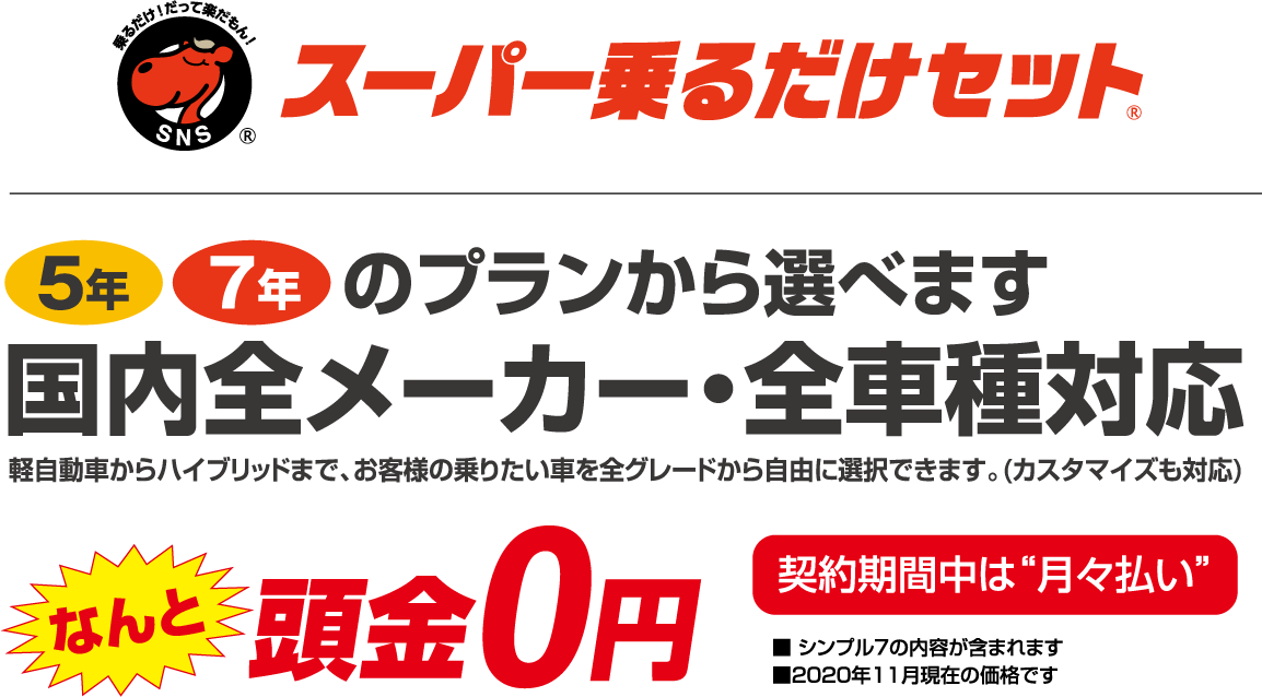 国内全メーカー・全車種対応